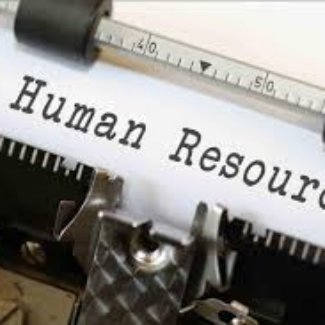 Human Resources typed on a page